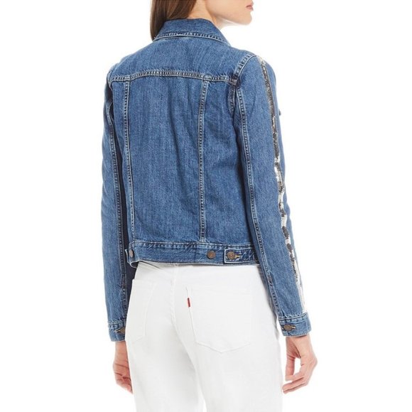 Levi's Original Trucker Sequin Lola Jacket - Picture 3 of 3